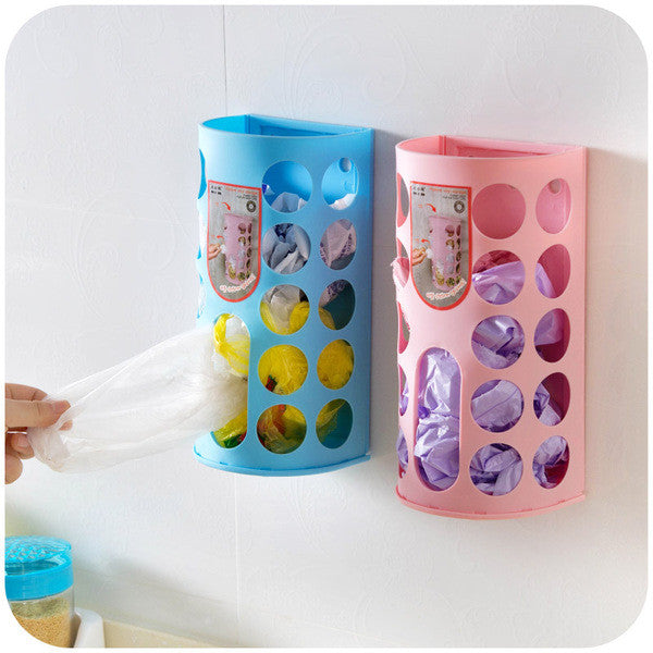 Set Of 2 - Plastic Bag Storage Box Organizer (Random)