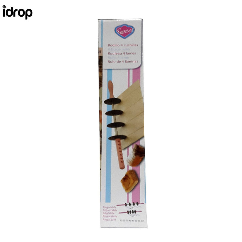 idrop Mini Size 4 Blade Roller Best Kitchen Tools,Stainless Steel