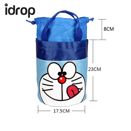 idrop Creative Design Cute Cartoon Theme Style Oxford Cloth Waterproof Lunch Box Bag [Send by randomly design]