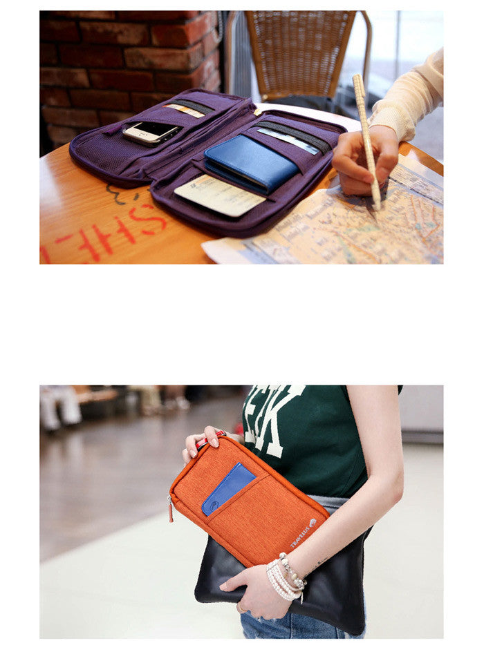 Korean Travelus Multipurpose Passport Holder/Card Case/Pouch/Organizer