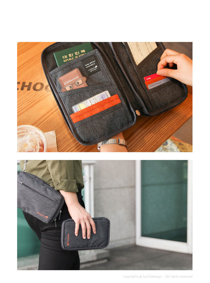 Korean Travelus Multipurpose Passport Holder/Card Case/Pouch/Organizer
