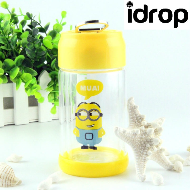Idrop 200ml Creative Cartoon Cans Glass Cup