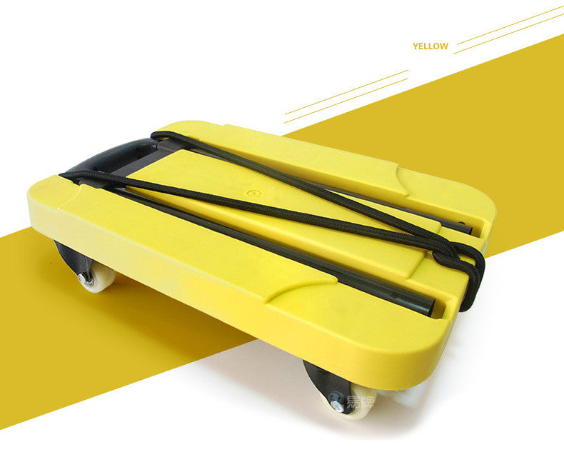 Portable Folding Luggage Cart Trolley Drawbars