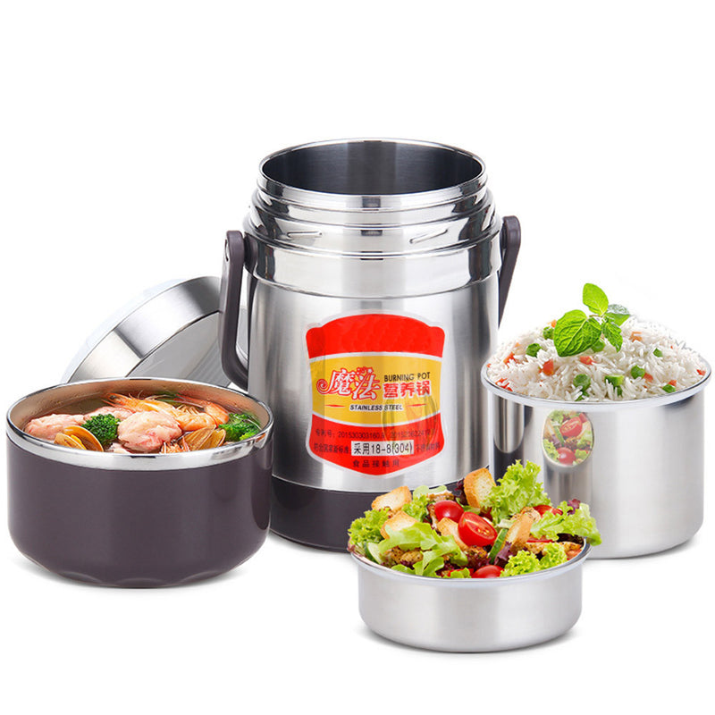 Multi Layer Stainless Steel Stew Handle Thermol Pot
