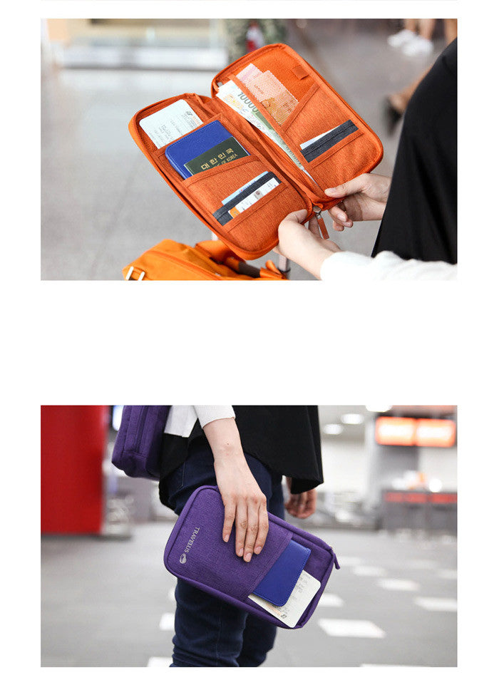 Korean Travelus Multipurpose Passport Holder/Card Case/Pouch/Organizer