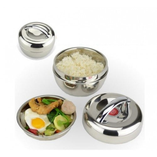 Thermal Insulation Stainless Steel Bento Lunch Box Food Container 1300ML