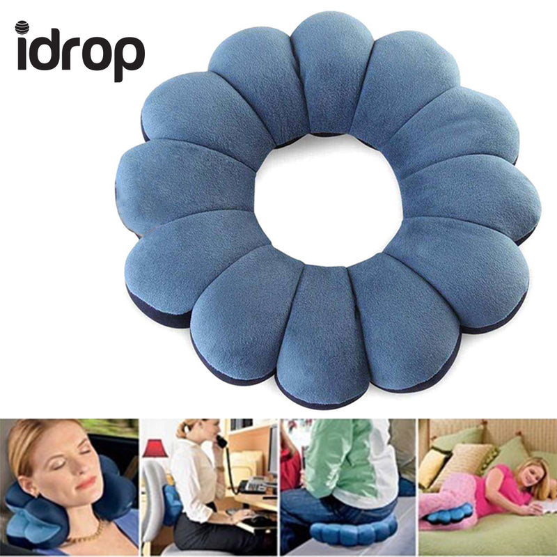 idrop Mini Portable Travel Total Pillow Microbeads Support Neck Back