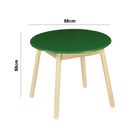 idrop Classic Kids Children Shape Wood Table for Round, Square, Rectangle