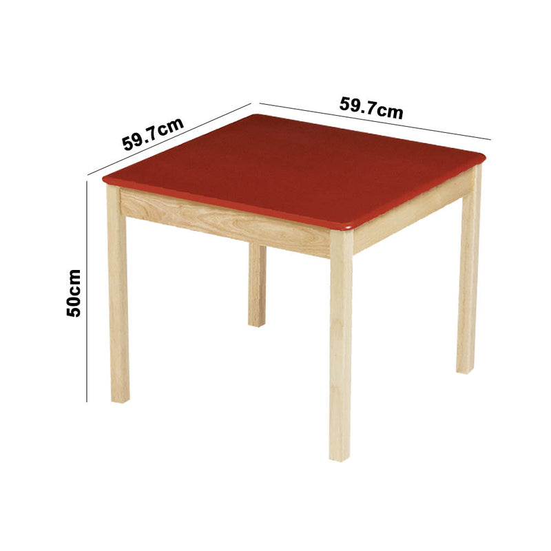 idrop Classic Kids Children Shape Wood Table for Round, Square, Rectangle