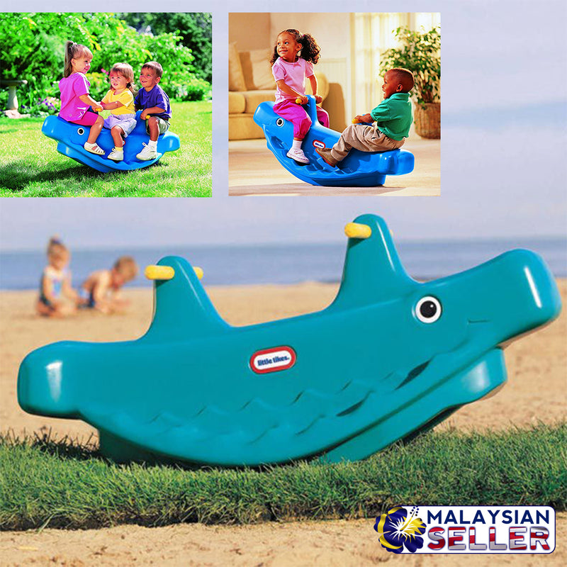 idrop Kid Children Classic Whale Teeter Totter Toy for Indoor & Outdoor Home Toy [ 880-01-4372 ]