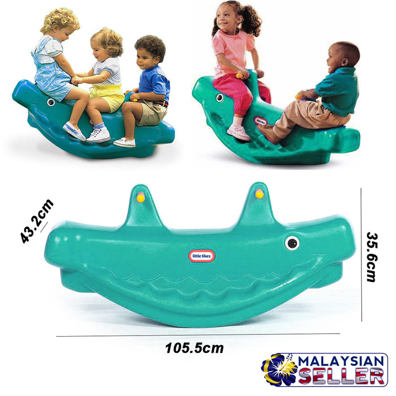 idrop Kid Children Classic Whale Teeter Totter Toy for Indoor & Outdoor Home Toy [ 880-01-4372 ]
