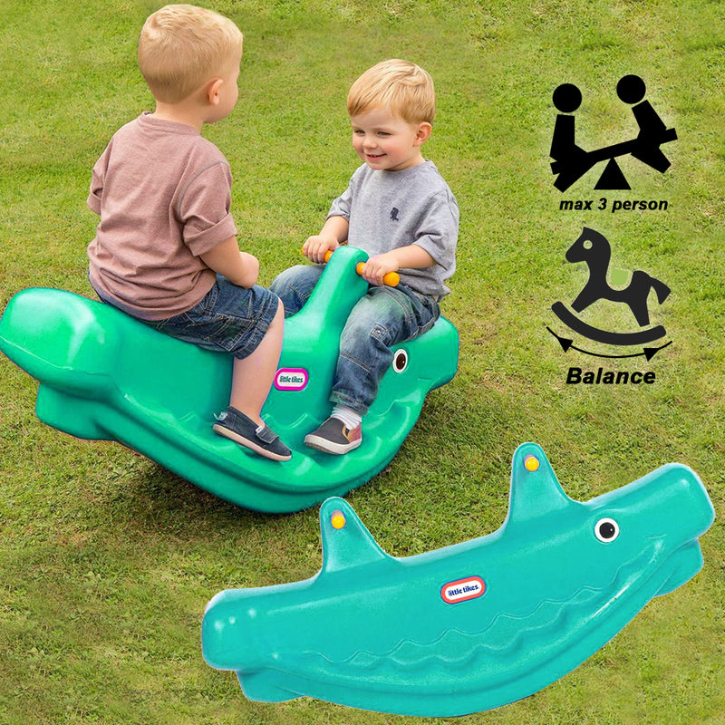 idrop Kid Children Classic Whale Teeter Totter Toy for Indoor & Outdoor Home Toy [ 880-01-4372 ]