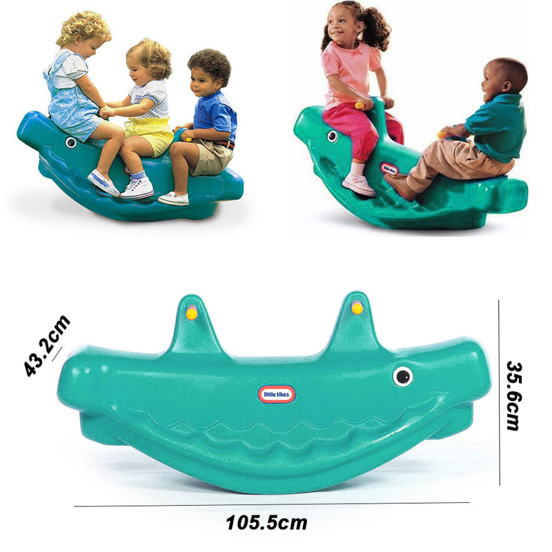 idrop Kid Children Classic Whale Teeter Totter Toy for Indoor & Outdoor Home Toy [ 880-01-4372 ]