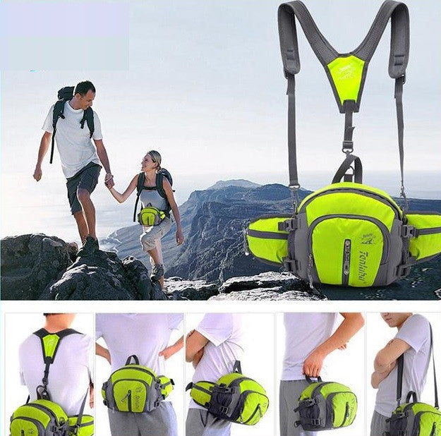 Travel Hip Belt Shoulder Hiking Sport Bag Water Resistant