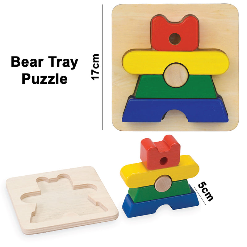 idrop Multiple Design Creative Wood Tray Puzzle Toy for Kids Children