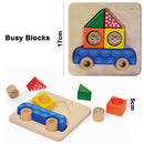 idrop Multiple Design Creative Wood Tray Puzzle Toy for Kids Children