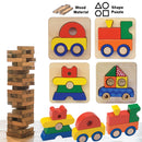 idrop Multiple Design Creative Wood Tray Puzzle Toy for Kids Children