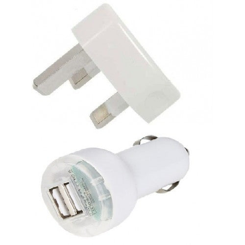USB 3 Pin Plug / DUAL USB Car Charger