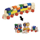 idrop Kids Children Creative Colorful Unit Block Train Wood Material [BR-35021]
