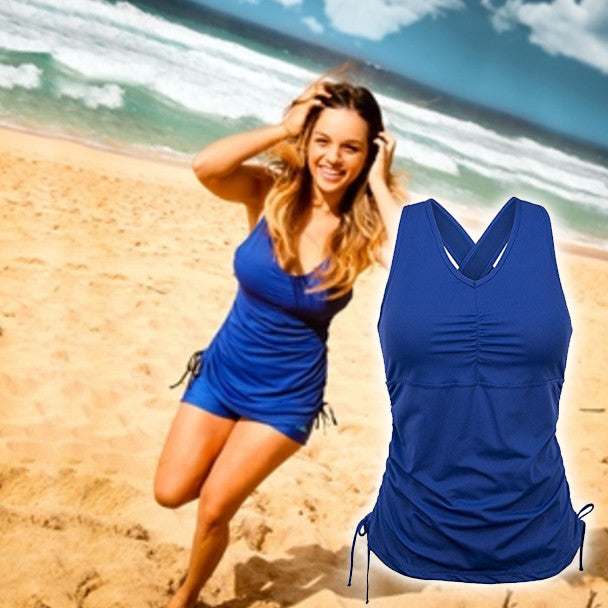 Ruched Padded Tank Top