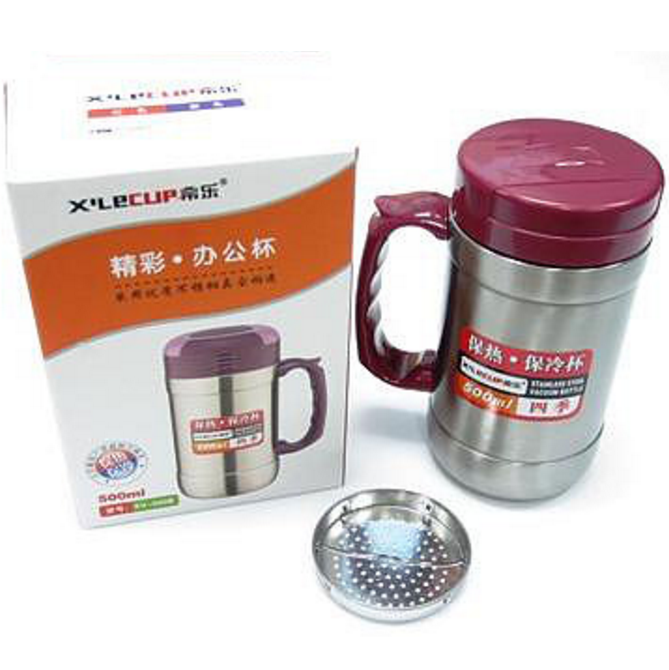 XV-500B 500ml Stainless Steel Office Vacuum Flask