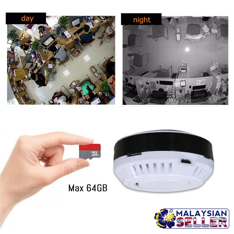 idrop V380 360-degrees Panoramic Camera Wi-Fi Connected with Mobile Phone and Video Recorders