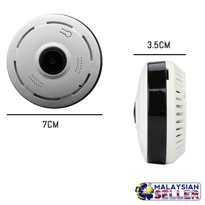 idrop V380 360-degrees Panoramic Camera Wi-Fi Connected with Mobile Phone and Video Recorders