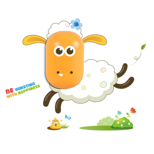 Wallpaper Stickers Wall Lamp Kid Bedroom 3D Cartoon Night Light