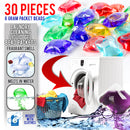idrop Laundry Cleaning Fragrant Perfume Liquid Gel Soap Bead Packets [ 30pcs x 8g ]