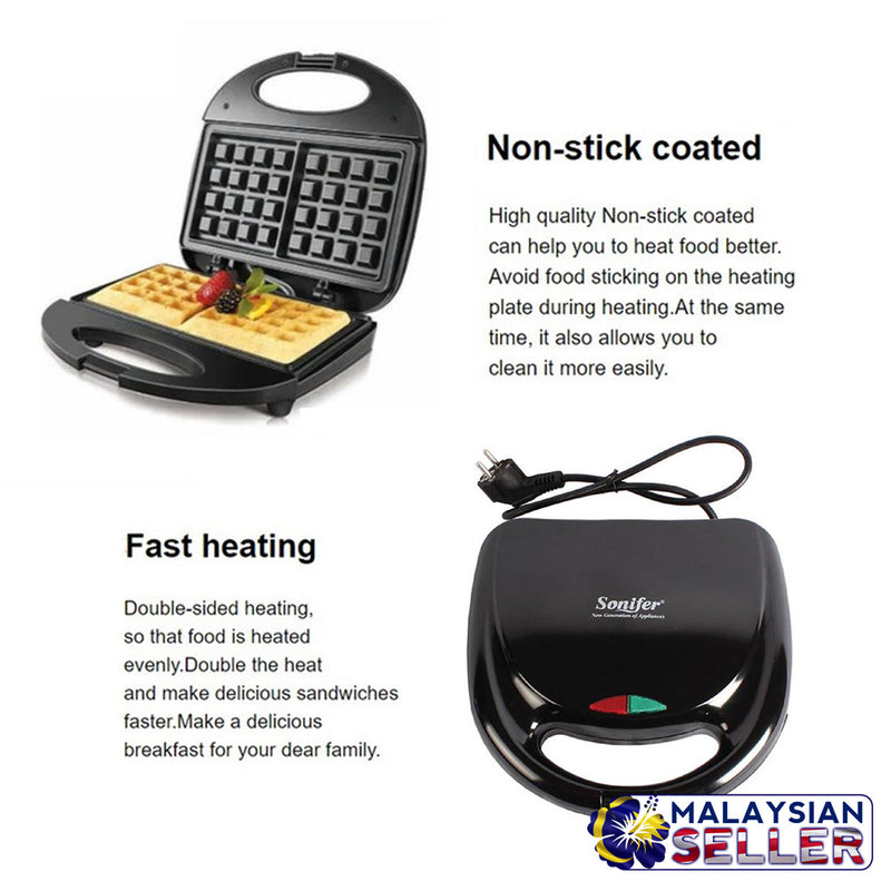 idrop Good Quality Non-Stick Electric Waffle Maker for Kitchen Appliances [220v]