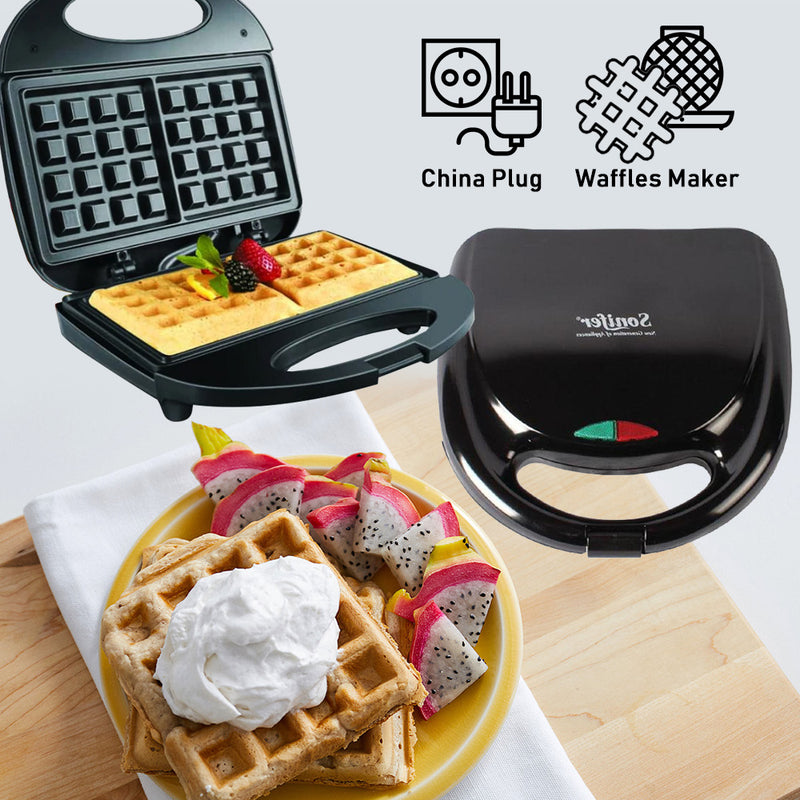 idrop Good Quality Non-Stick Electric Waffle Maker for Kitchen Appliances [220v]