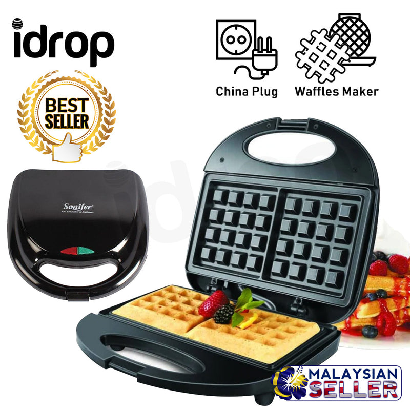 idrop Good Quality Non-Stick Electric Waffle Maker for Kitchen Appliances [220v]
