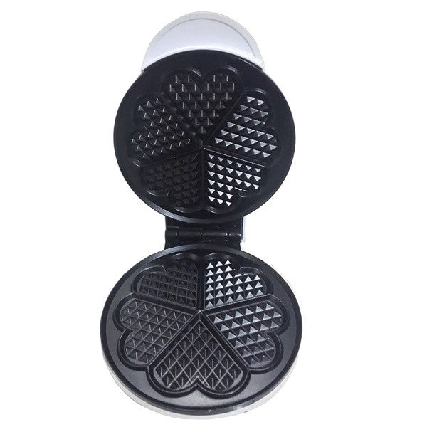 Waffle Maker Heart Shape - Brown