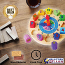 idrop Classic Wooden Round Clock Puzzle for Children Kids [ WP 9055 ]