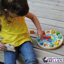idrop Classic Wooden Round Clock Puzzle for Children Kids [ WP 9055 ]