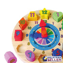 idrop Classic Wooden Round Clock Puzzle for Children Kids [ WP 9055 ]