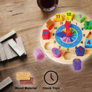 idrop Classic Wooden Round Clock Puzzle for Children Kids [ WP 9055 ]