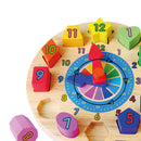 idrop Classic Wooden Round Clock Puzzle for Children Kids [ WP 9055 ]