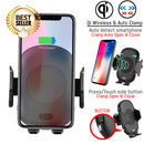 idrop C10 Car Qi Wireless Charger Smartphone Charging Holder Auto Clamp