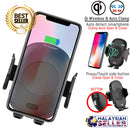 idrop C10 Car Qi Wireless Charger Smartphone Charging Holder Auto Clamp