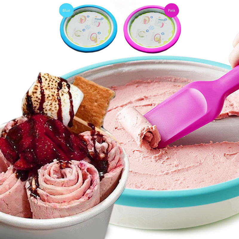idrop Home made Instant Fry Ice Cream Yogurt Fruit Roll Maker plate