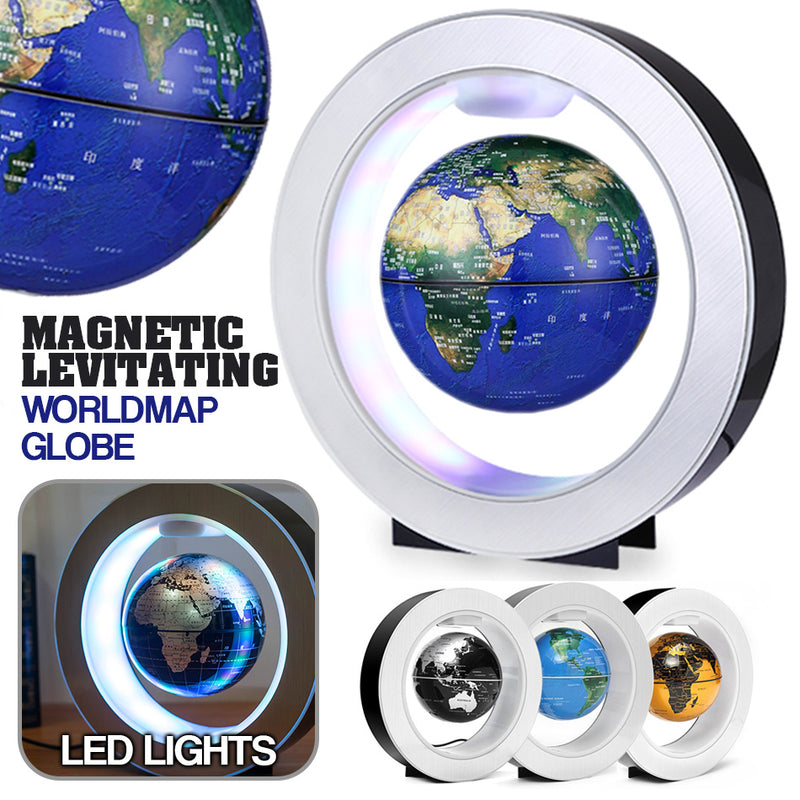 idrop Magnetic Levitating Floating Rotating Worldmap Globe Sphere
