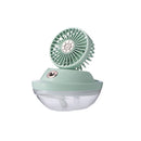 idrop [ 260ml ] Folding Desktop Rechargeable Humidifier & Cooling Fan / Kipas & Mesin Pelembap Udara Mudah Alih / 游艇喷雾风扇(风扇+加湿器260ML)OCEANS HUMIDIFIER & FAN