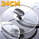 idrop [ 24CM - 30CM ] Inner Honeycomb Nonstick Single Handle Frying Pan with Glass Lid Cover / Periuk Masak Tidak Lekat dengan Penutup Kaca / 24CM - 30CM 内蜂窝不粘单柄煎锅带玻璃盖盖 [ 24CM / 26CM / 28CM / 30CM ]