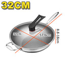idrop [ 32CM / 34CM ] Stainless Steel SUS316 Frying Cooking Cook Wok with Glass Lid Cover / Kuali Masak Keluli Tahan Karat Bersama Penutup Kaca / 32CM 34CM不锈钢SUS316煎炒炒锅带玻璃盖