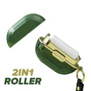 idrop [ 2 IN 1 ] Portable Hair Sticker Roller & Polyester Wire Brush with Refill Roller  / Penggelek Pelekat Rambut & Berus Polyester Mudah Alih / 太空舱双头粘毛器(细毛刷+粘毛器)