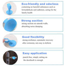 idrop [ 20PCS ] Silicone Suction Mount Door Stopper and Accessory Holder