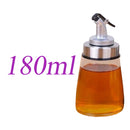 idrop Kitchen Oil & Seasoning Leak Proof Thick Glass Oiler Bottle Dispenser with Nozzle Mouth Piece [ 150ml / 180ml / 250ml / 500ml ]
