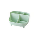 idrop Multifunction Storage Box For Stationary & Makeup / Kotak Penyimpanan Barang Pelbagai Guna Alat Tulis Dan Alatan Solek / 塑料桌面文具收纳盒