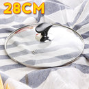 idrop [ 24CM - 30CM ] Inner Honeycomb Nonstick Single Handle Frying Pan with Glass Lid Cover / Periuk Masak Tidak Lekat dengan Penutup Kaca / 24CM - 30CM 内蜂窝不粘单柄煎锅带玻璃盖盖 [ 24CM / 26CM / 28CM / 30CM ]